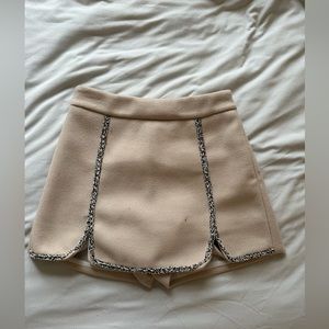 Tan Skort